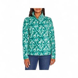 Eddie Bauer Women's Long Sleeve Polar Fleece Quarter Zip Pullover size XXL New